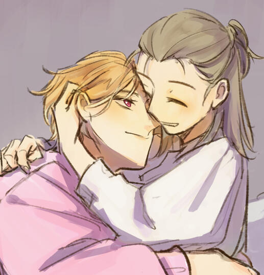 A man hugging a girl
